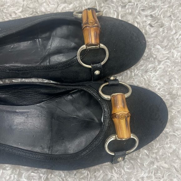 Gucci Canvas Women’s Ballet Flats - Picture 3 of 12